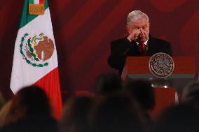 Mexican President, Andres Manuel Lopez Obrador News Conference