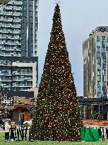 Christmas Atmosphere In Toronto, Canada