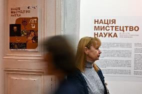 Taras Shevchenko Scientific Society collection fund items exhibited in Lviv