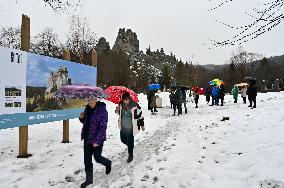 Tustan Natural Reserve in Lviv Region