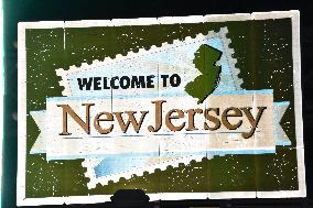 Welcome To New Jersey Signage
