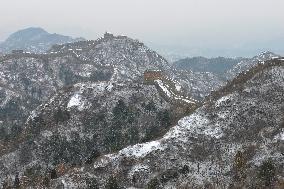 Jinshanling Great Wall After Snow
