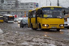 Snowy Kyiv
