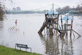 Flooding Continues In Cologne