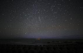 Gemini meteor shower observed in Hokkaido
