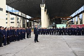 CHINA-GUANGXI-LAIBIN-XI JINPING-INSPECTION (CN)