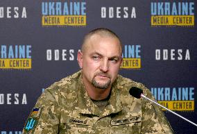 Briefing of Oleksandr Okhrimenko