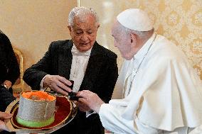 Pope Francis Meets Ambassador Of Honduras - Vatican