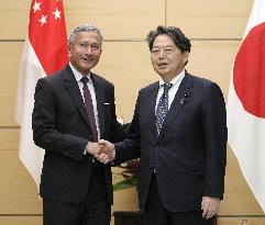 Singapore foreign minister in Tokyo