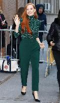 Jessica Chastain At The View - NYC