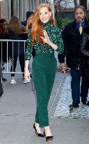 Jessica Chastain At The View - NYC