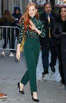 Jessica Chastain At The View - NYC