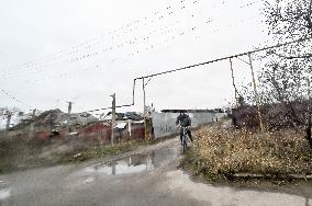 Half-destroyed frontline city of Orikhiv