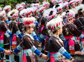 A Parade For The New Year of Dong in Qiandongnan