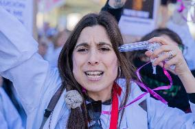 Indefinite Public Health Strike In Catalonia.