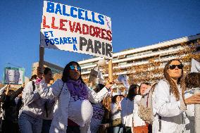 Indefinite Public Health Strike In Catalonia.