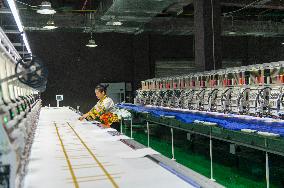 A Textile Enterprise in Congjiang