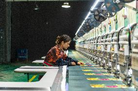 A Textile Enterprise in Congjiang