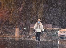Heavy Snow Hit Fuyang