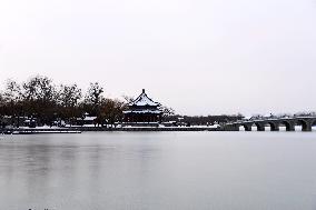 Summer Palace Snow Scenery in Beijing