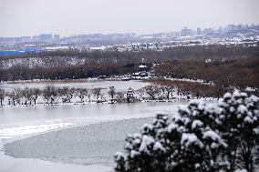 Summer Palace Snow Scenery in Beijing