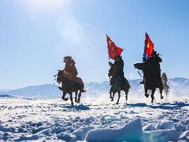 Border Patrol in Xinjiang