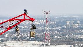 Drone Construction Power Grid