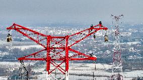 Drone Construction Power Grid