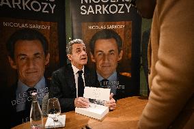 Nicolas Sarkozy Book Signing - Asnieres