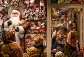 Christmas Shopping In Tehran, Iran