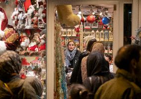 Christmas Shopping In Tehran, Iran