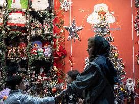 Christmas Shopping In Tehran, Iran