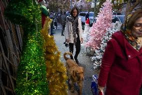 Christmas Shopping In Tehran, Iran