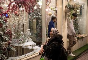 Christmas Shopping In Tehran, Iran