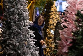 Christmas Shopping In Tehran, Iran