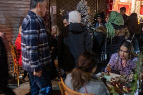 Christmas Shopping In Tehran, Iran