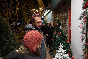 Christmas Shopping In Tehran, Iran