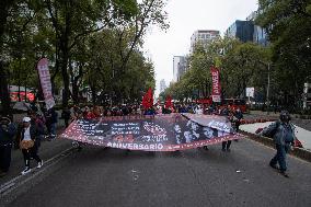 Demonstration of Teachers For The 44th Anniversary of  the Labor Union