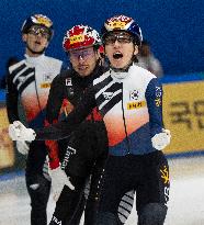 (SP)SOUTH KOREA-SEOUL-ISU WORLD CUP SHORT TRACK SPEED SKATING-MEN'S 1500M