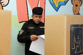 IRAQ-BAGHDAD-PROVINCIAL ELECTIONS-SECURITY PERSONNEL