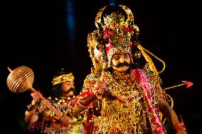 Artist Perform Assamese Bhaona In India