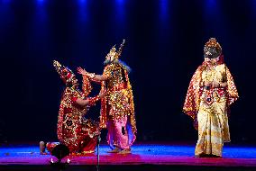 Artist Perform Assamese Bhaona In India
