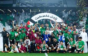 The Stand With Palestine Charity Football Match In Doha