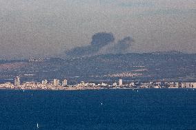 Smoke Rises After Flare-up On Israel-Lebanon Border