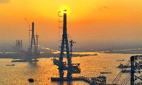 Changtai Yangtze River At Sunset