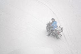 Snowstorm Hit Yantai