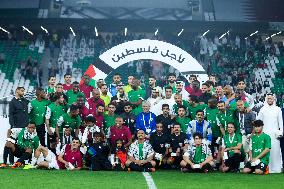 The Stand With Palestine Charity Football Match In Doha