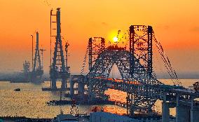 Changtai Yangtze River At Sunset