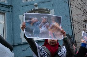 Pro Palestine Demo Continues In Duesseldorf