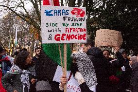 Pro Palestine Demo Continues In Duesseldorf